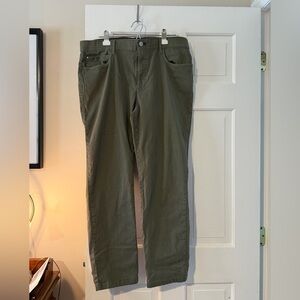 Calvin Klein Men’s Slim Fit Stretch Pants 36x30 Olive Green
